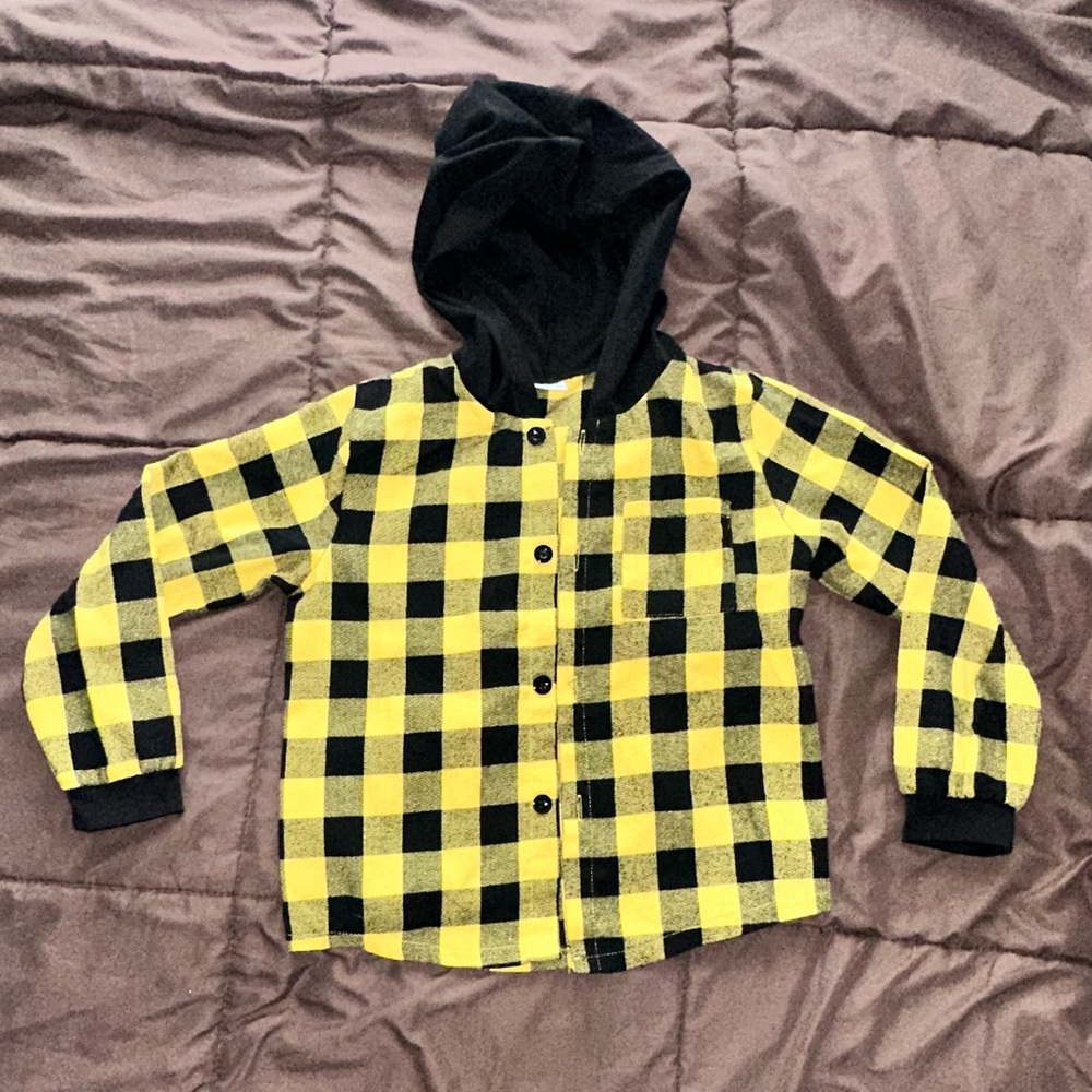 Kids Plaid Button Down Shirt